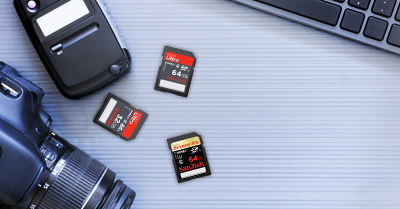 SanDisk memory cards 3 small