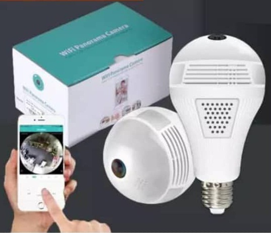 Lodi Cctv Ip Panorama Camera H L Degree Spy Light Bulb