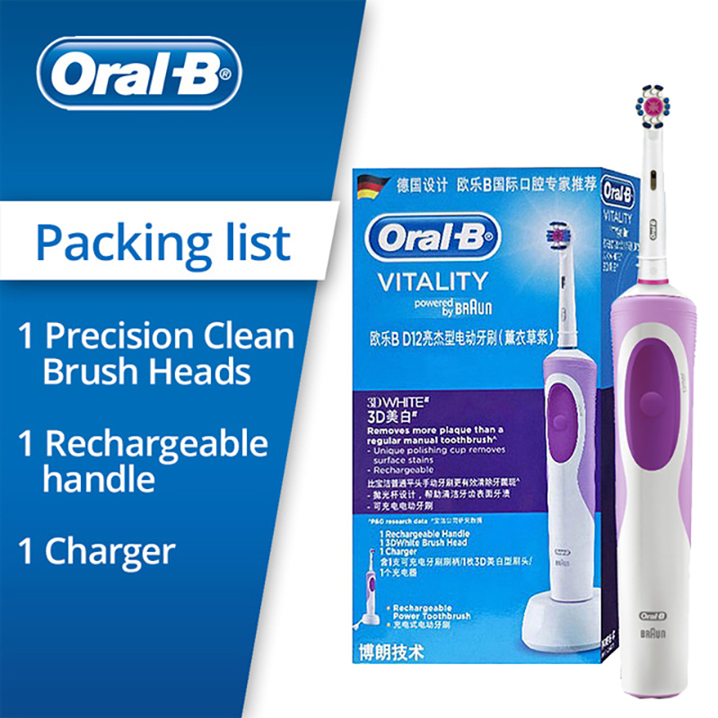 Oral B Vitality Electric Toothbrush 2D Oscillating Rotating Actions