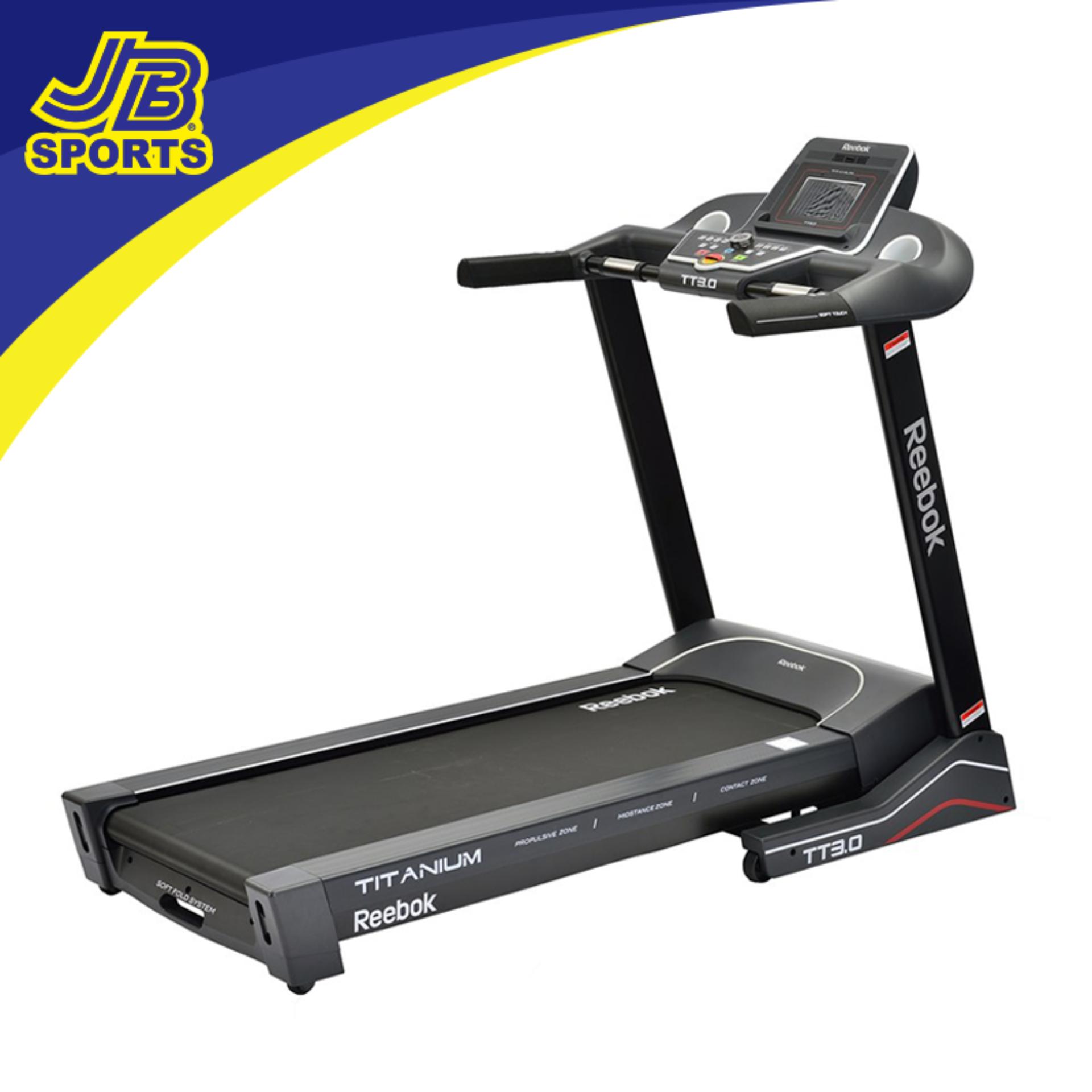Reebok TT3.0 Treadmill + Bluetooth RVTT-10721BK (Black)