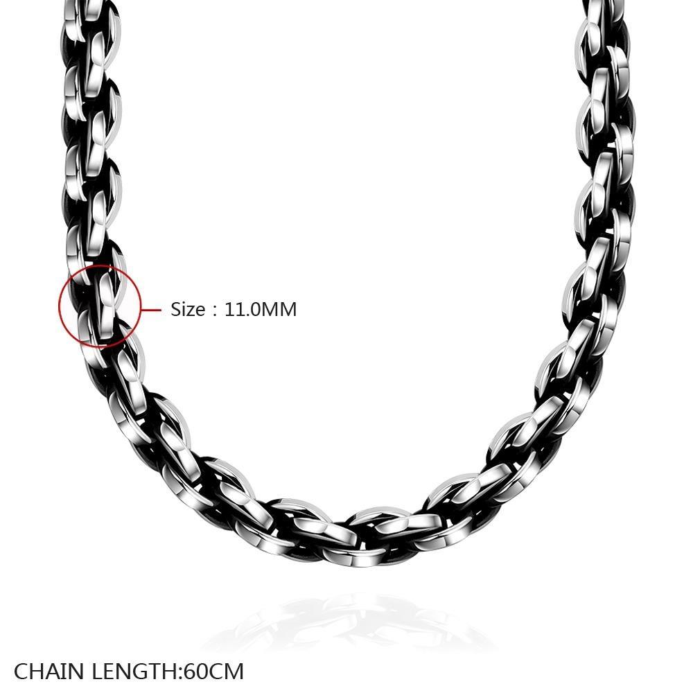 Kemstone Titanium Fashion Chain Free 316L Stainless Steel Vintage Necklace September 2018 - 5 Kemstone Titanium Fashion Chain Free 316L Stainless Steel Vintage Necklace - 5