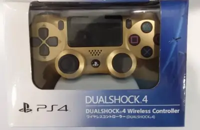 (Limited Time Special) Original PS4 Dualshock 4 Wireless Controller (Gold)