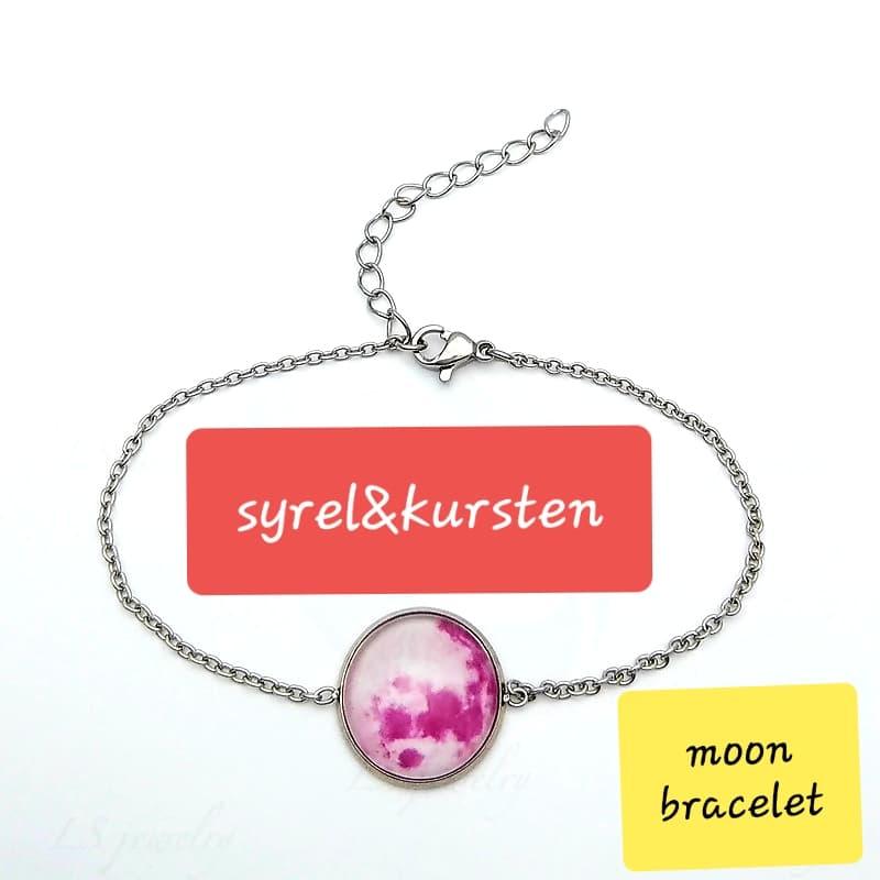 Syrel&Kursten Stainless Steel Moon Bracelet