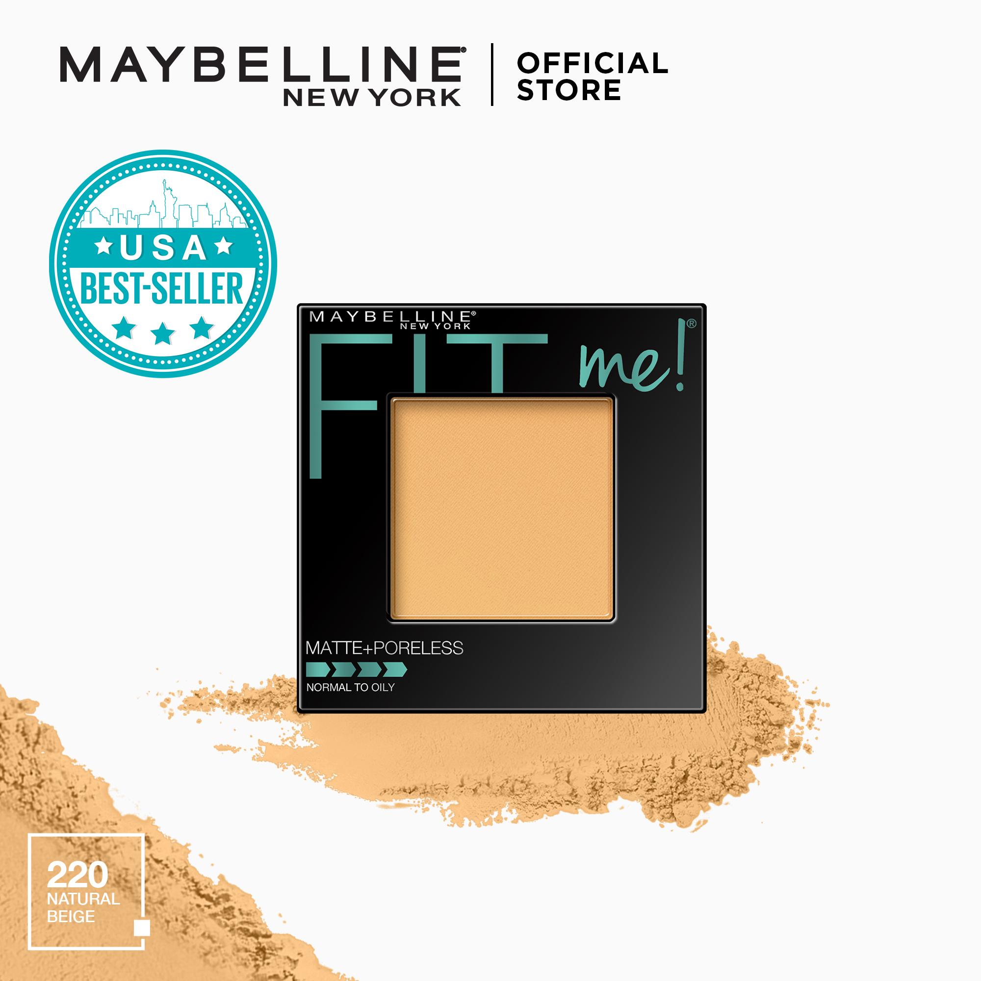 Maybelline Fit Me Matte + Poreless Pressed Powder - 220 Natural Beige