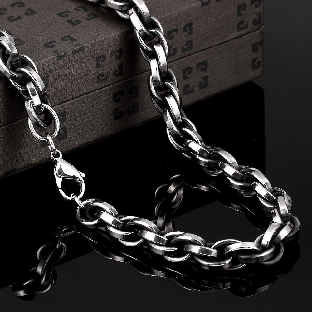 Kemstone Titanium Fashion Chain Free 316L Stainless Steel Vintage Necklace September 2018 - 3 Kemstone Titanium Fashion Chain Free 316L Stainless Steel Vintage Necklace - 3