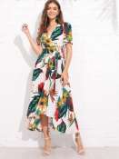 fashion floral long dress #256