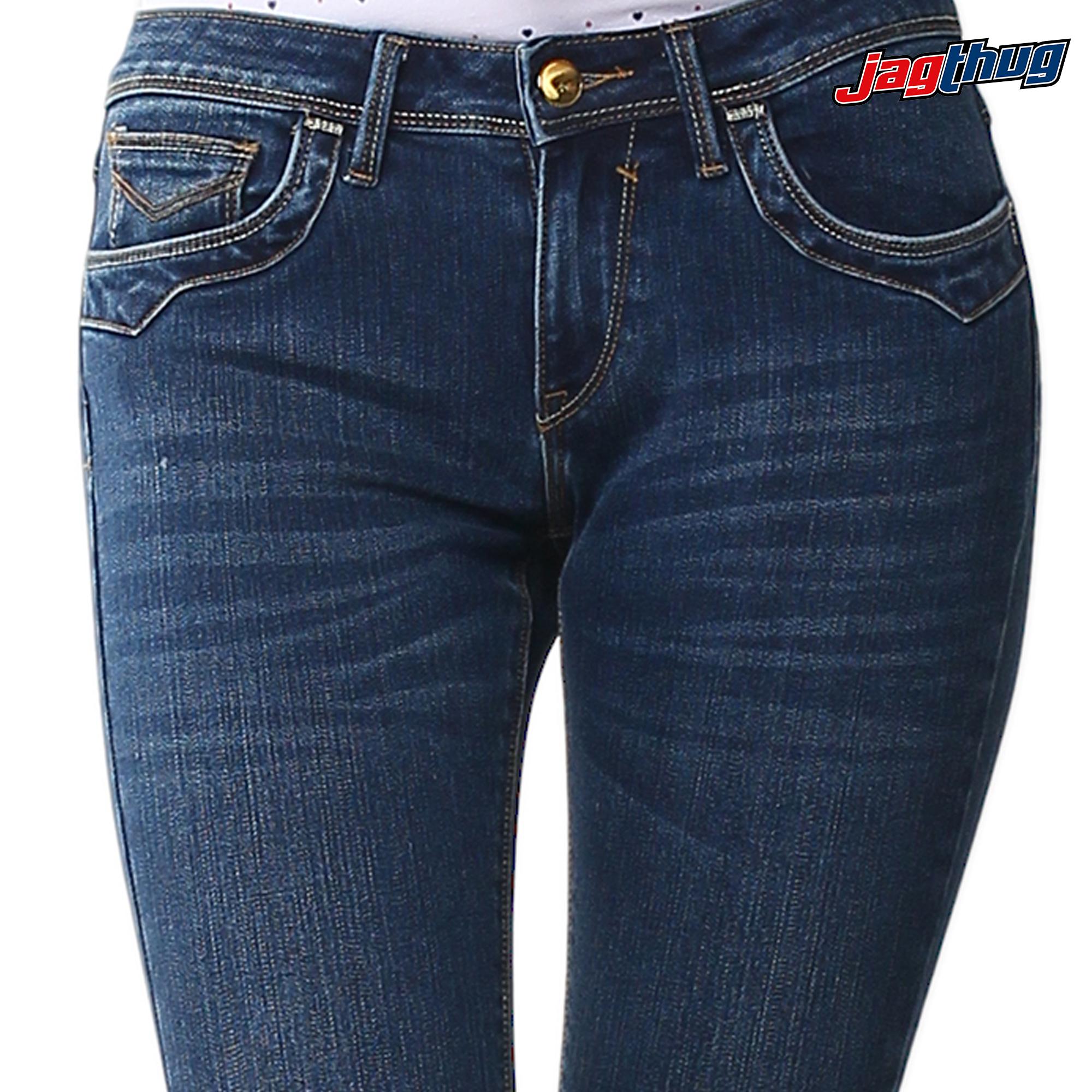 Jagthug Girls Ankle Cut Jeans (Blue Luster) September 2018 - 5 Jagthug Girls Ankle Cut Jeans (Blue Luster) - 5