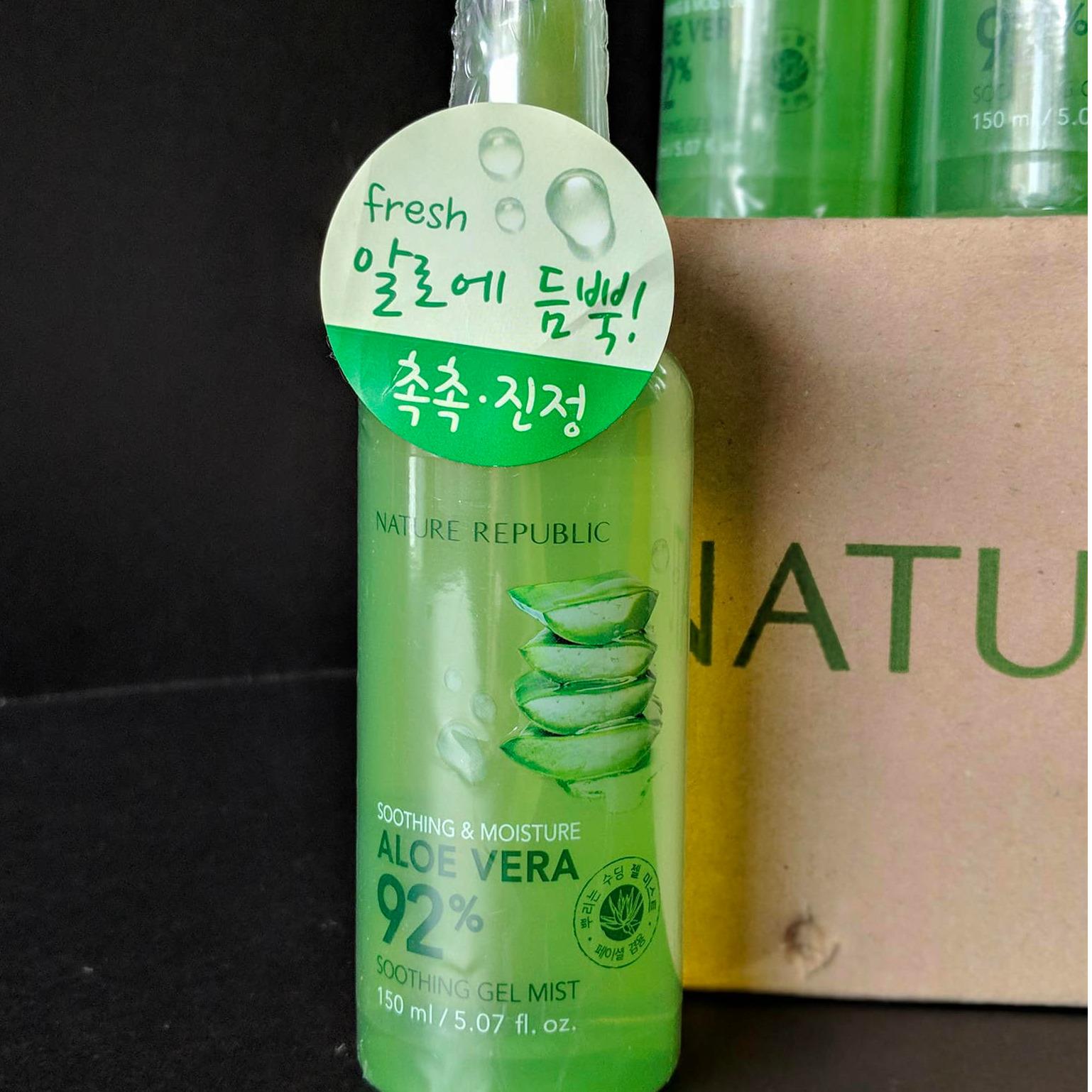Original Korea Masker Lidah. Source · Nature Republic Aloe Vera Soothing Gel .