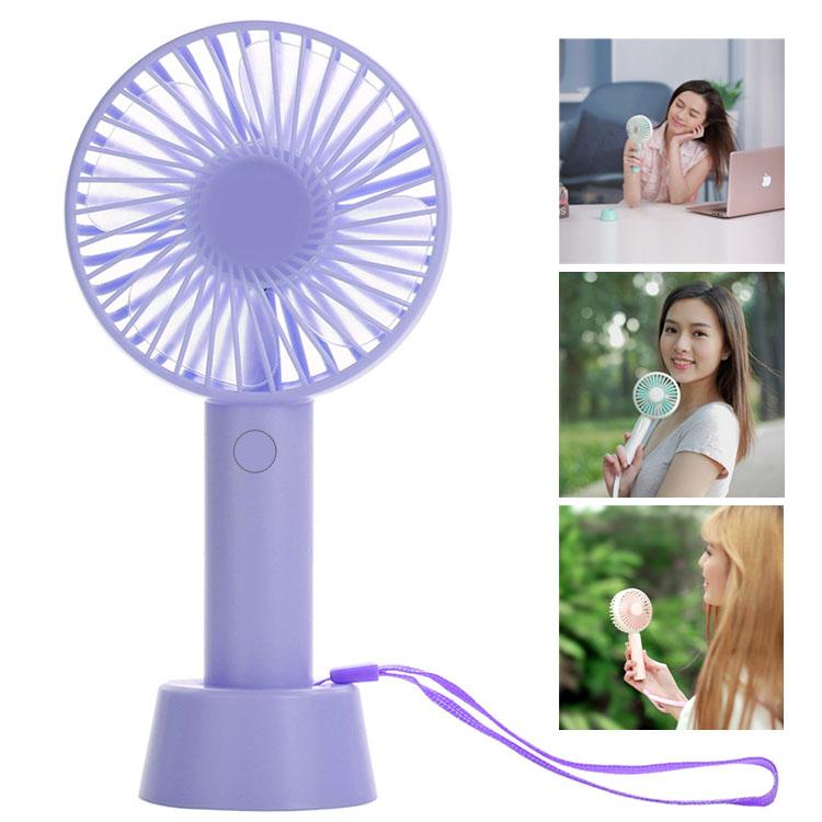 Portable USB Rechargeable Mini Electric Handheld Fan for Outdoor or Indoor