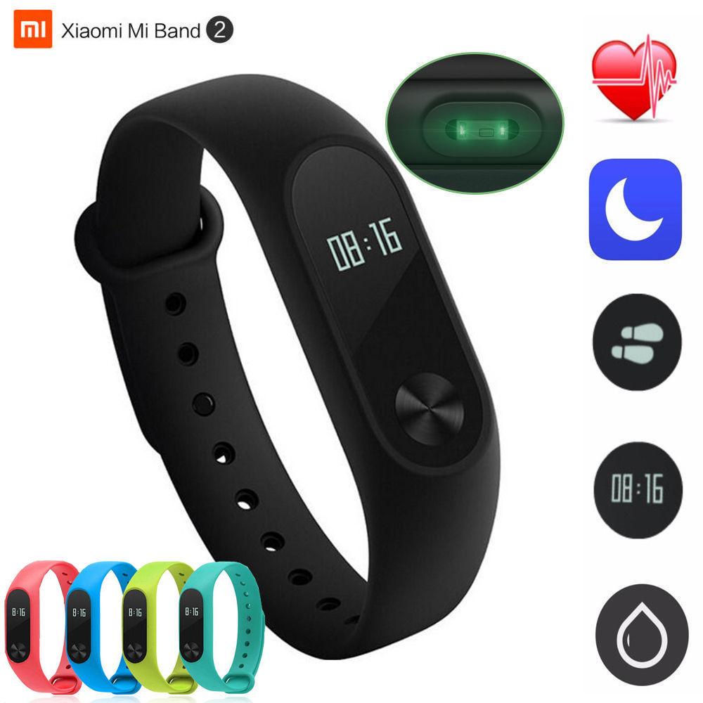 Xiaomi Mi Band 2 Smart Heart Rate Monitor Fitness Tracker (Black)