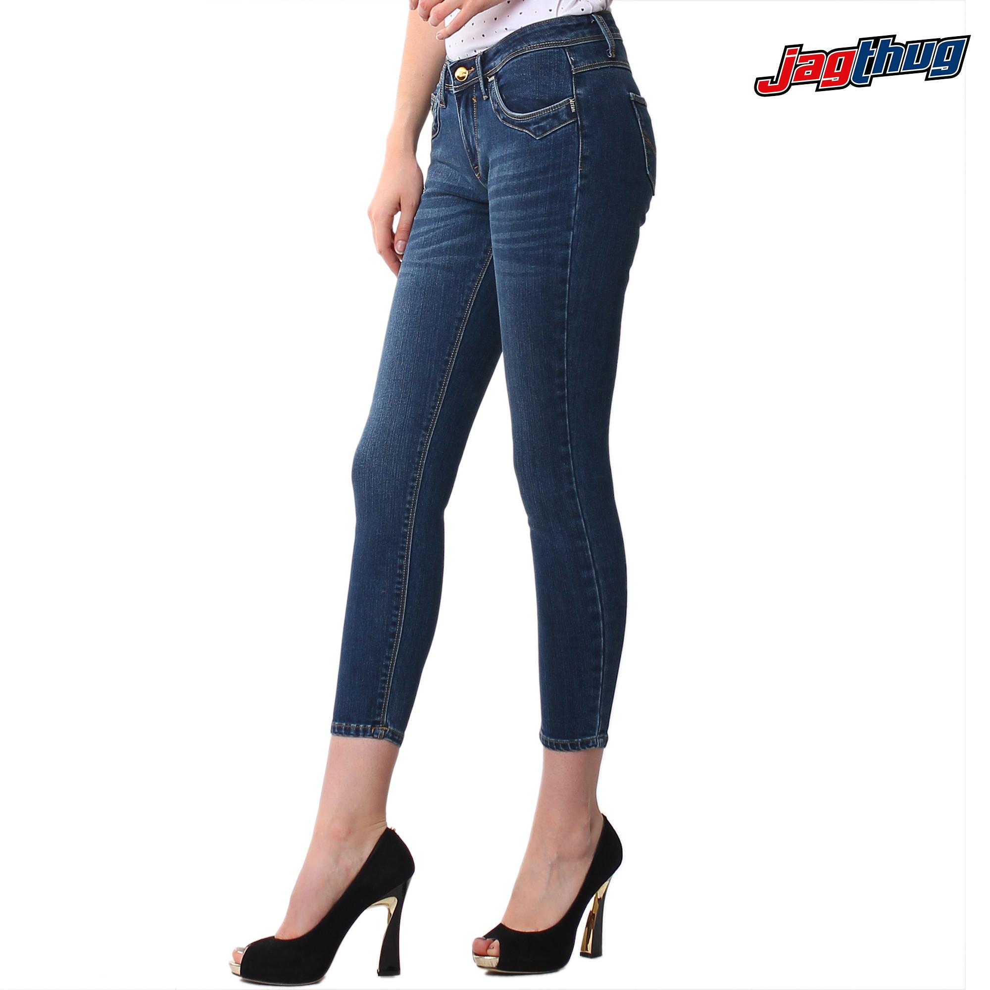 Jagthug Girls Ankle Cut Jeans (Blue Luster) September 2018 - 3 Jagthug Girls Ankle Cut Jeans (Blue Luster) - 3