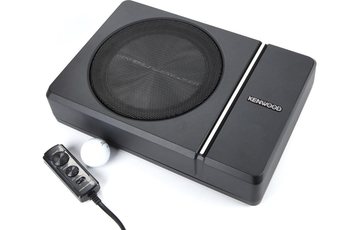 Kenwood KSCPSW8 250W Max (150W RMS) Single 8" Under Seat Powered