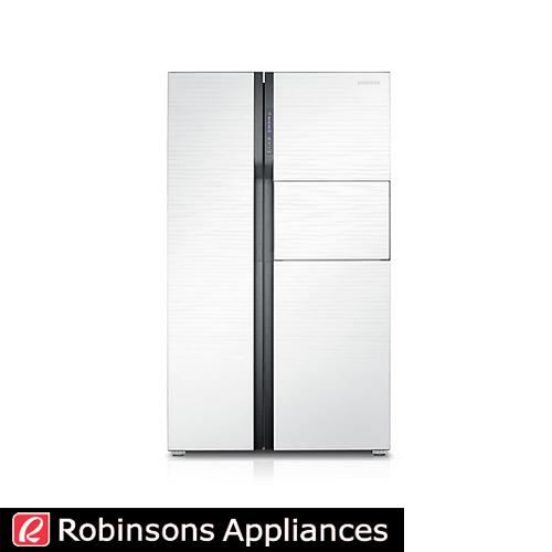 Samsung RS554NRUA1J 20.9 cu.ft. Side By Side Refrigerator (White)