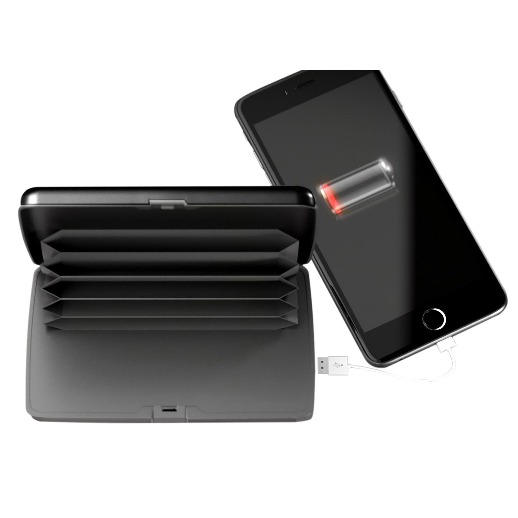 E-Charge Wallet Portable Power (Gray) August 2018 - 4 E-Charge Wallet Portable Power (Gray) - 4