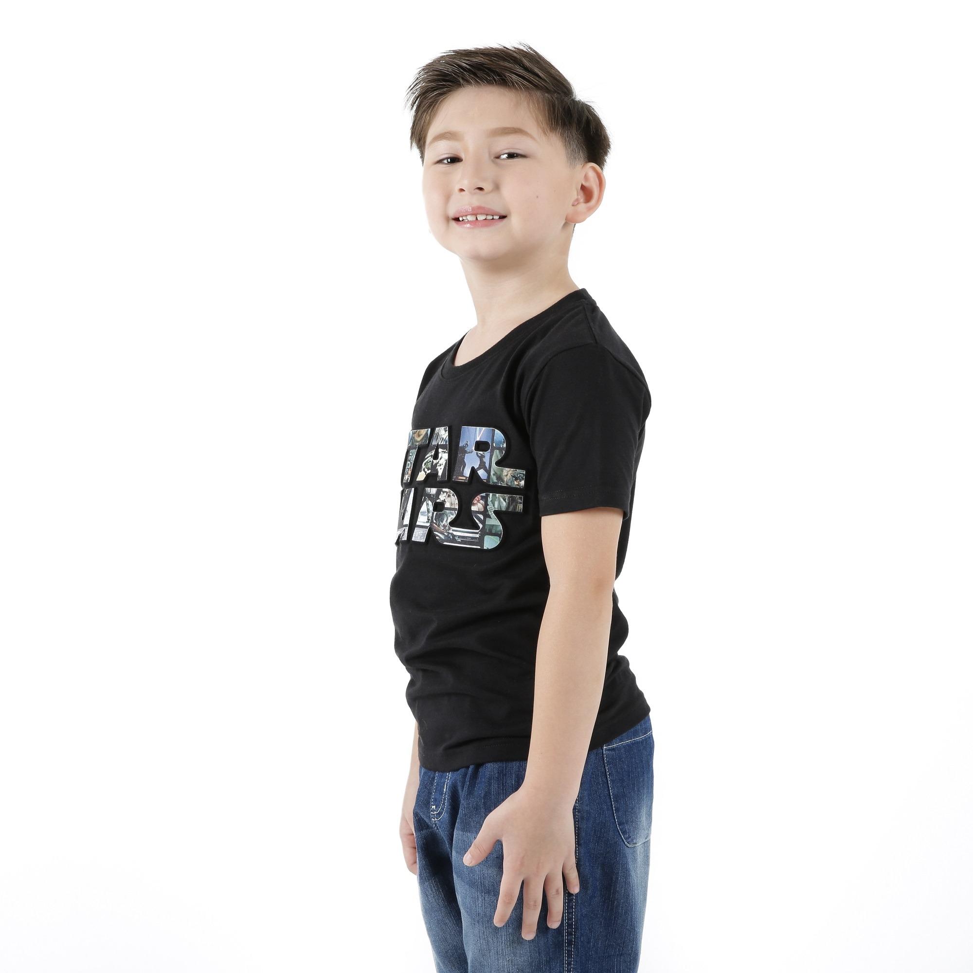 Starwars Boys-Classic Scene Deco Tape Tee (Black) September 2018 - 2 Starwars Boys-Classic Scene Deco Tape Tee (Black) - 2