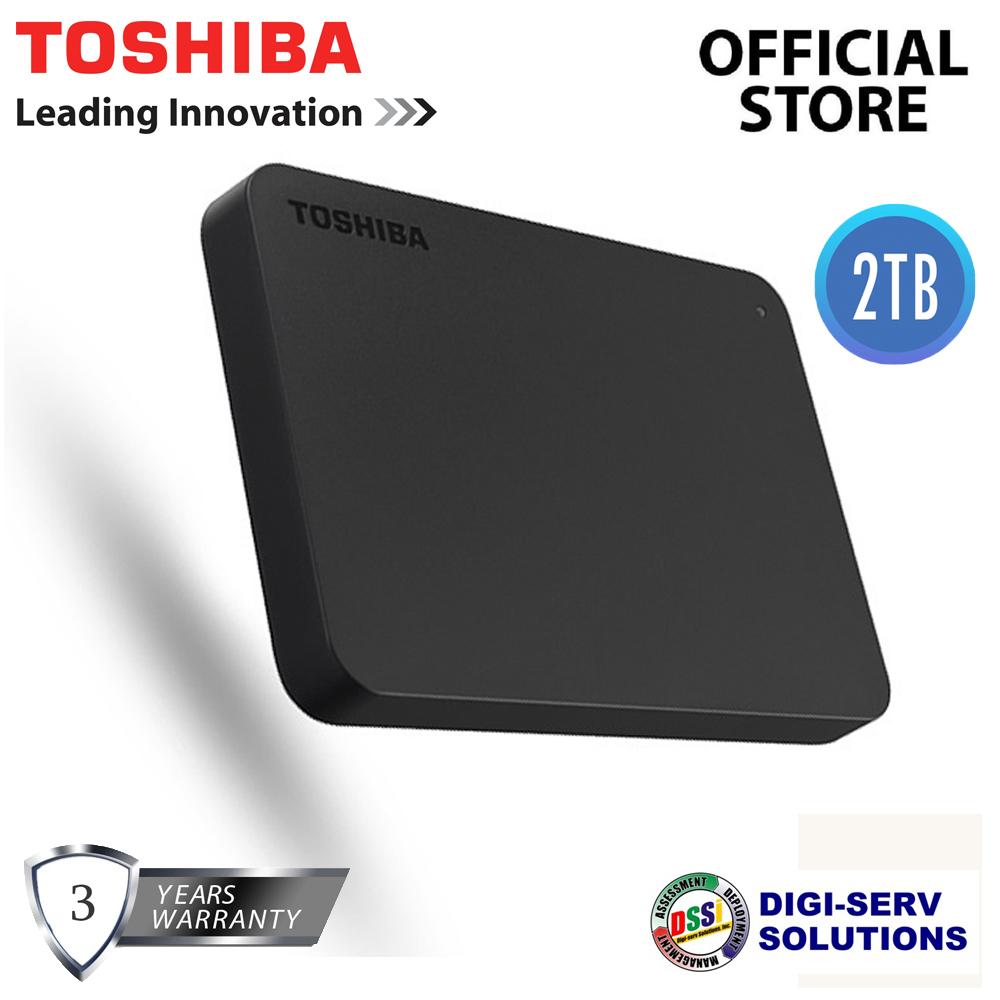 Toshiba Canvio Basics (new) 2TB USB 3.0 Portable External Hard Drive (Black), Super Speed Slim Storage with 3 YEARS WARRANTY