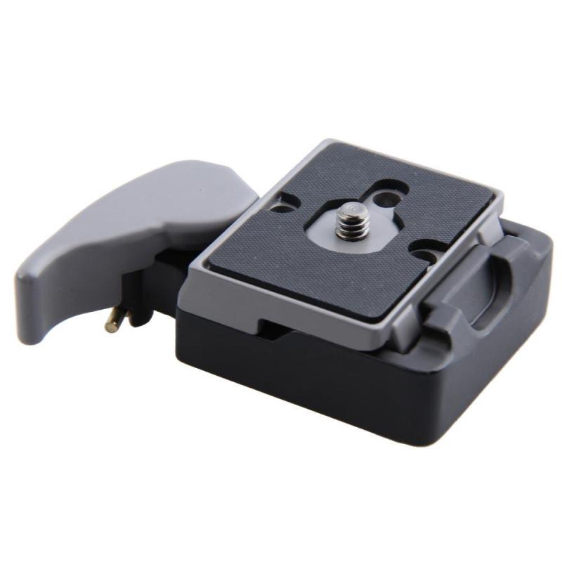 Universal Quick Release Camera Plate – 1/4″ to 3/8″ Adapter with Bushing Compatible with Manfrotto 200PL System