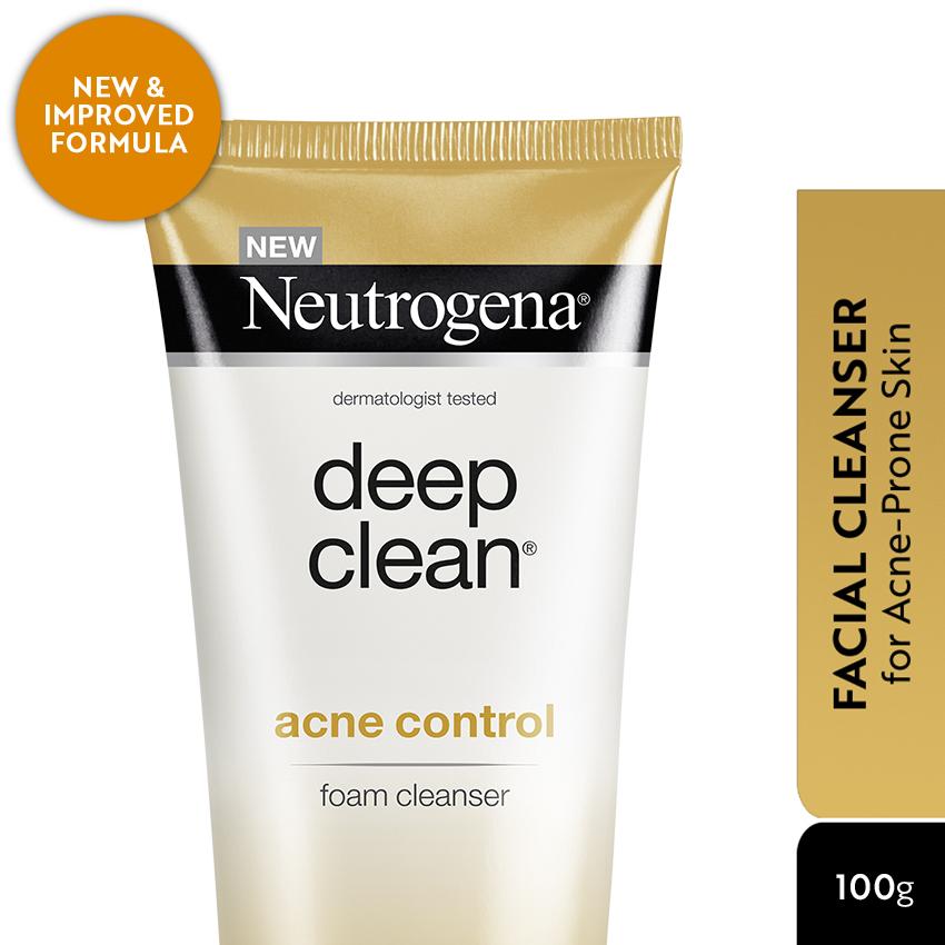 [FACIAL CLEANSER] Neutrogena Deep Clean Acne Foam Cleanser 100g