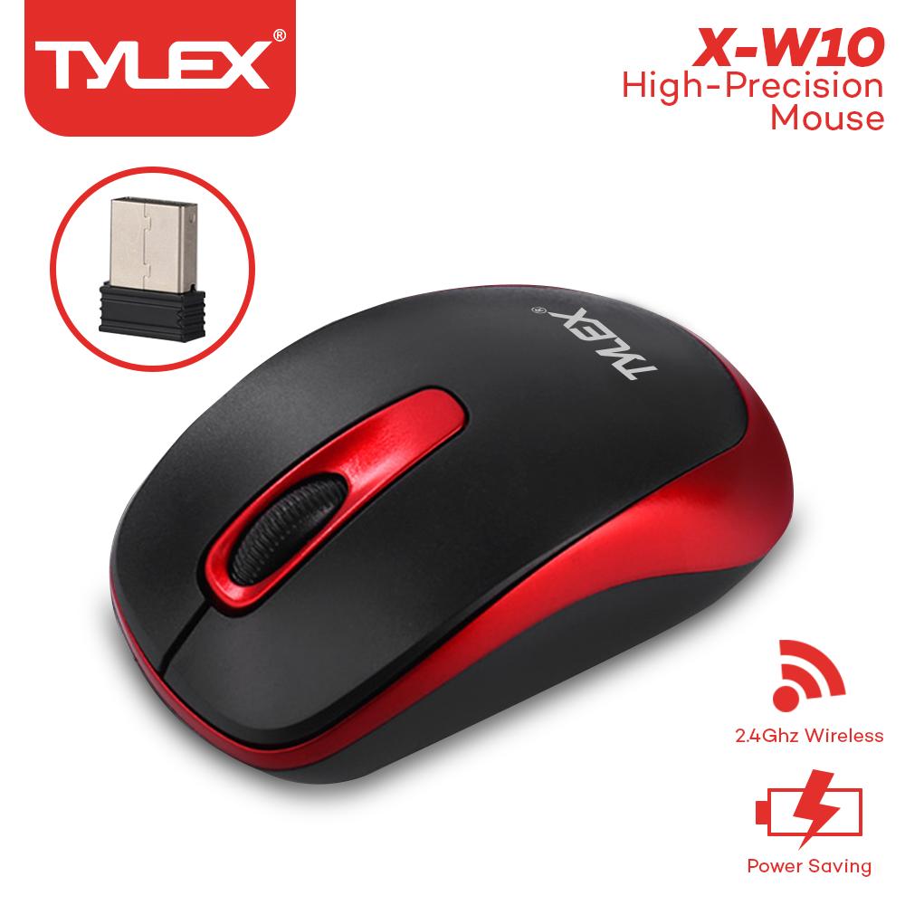 Tylex X-W10 Mini Wireless 2.4Ghz Home & Office 1600DPI 10M Working Distance High-Precision Mouse