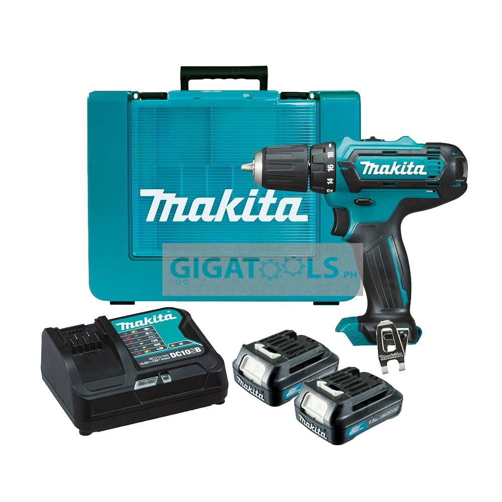 Makita DF331DWYE Cordless Driver Drill 3/8” Max12V CXT Kit