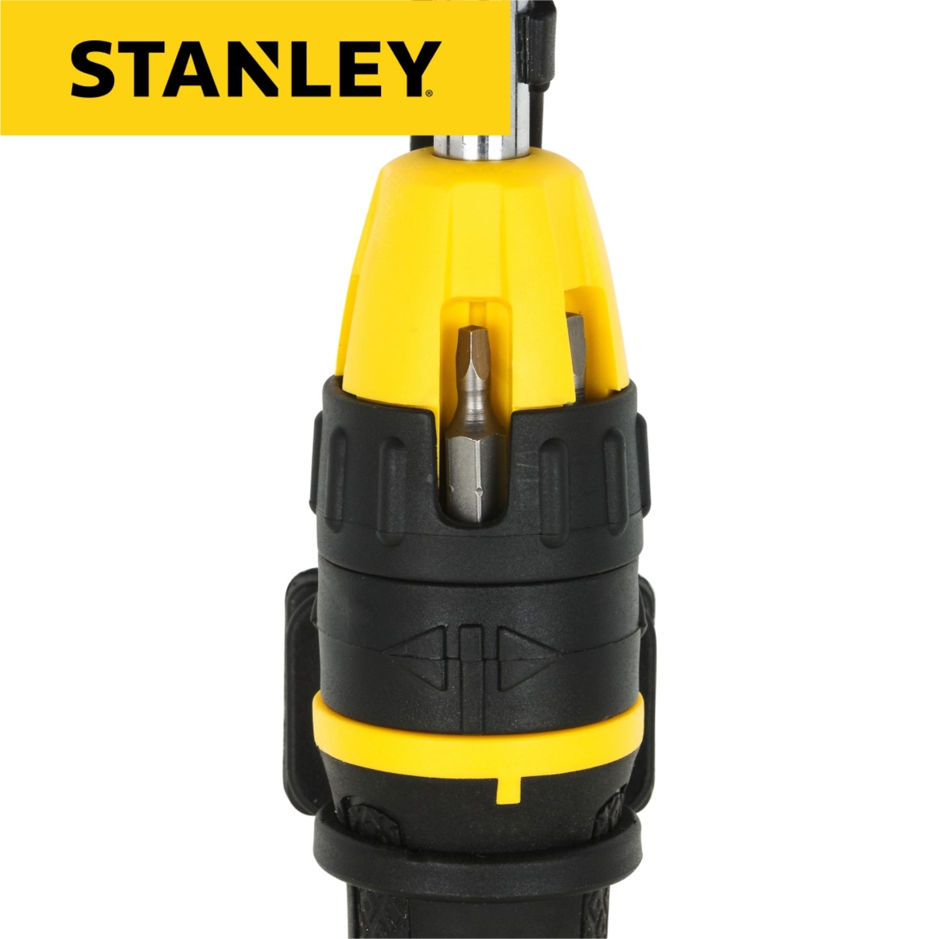 STANLEY® STHT680108 10 PCS Ratcheting Multibit Screwdriver