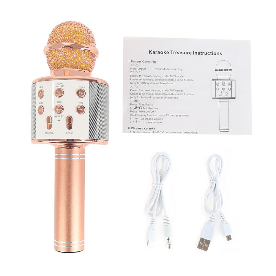 WS-858 NEW Karaoke Microphone And Wireless Bluetooth Hi-Fi Speaker September 2018 - 3 WS-858 NEW Karaoke Microphone and Wireless Bluetooth Hi-Fi Speaker - 3