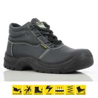 Safety Jogger Safetyboy S1P High Cut Safety Boots Shoes Work Footwear Steel Toe Oil Resistant Anti-Slip