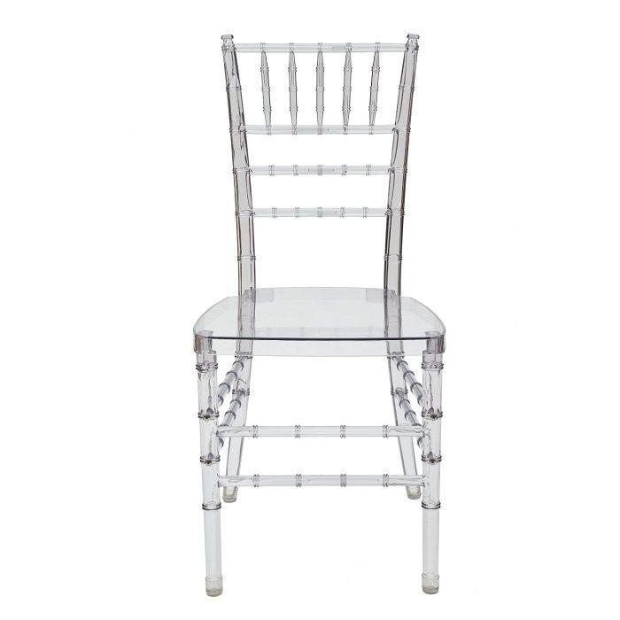 SET OF 10 Chiavari Ghost Chairs Acrylic Polycarbonate Plastic Clear Chair