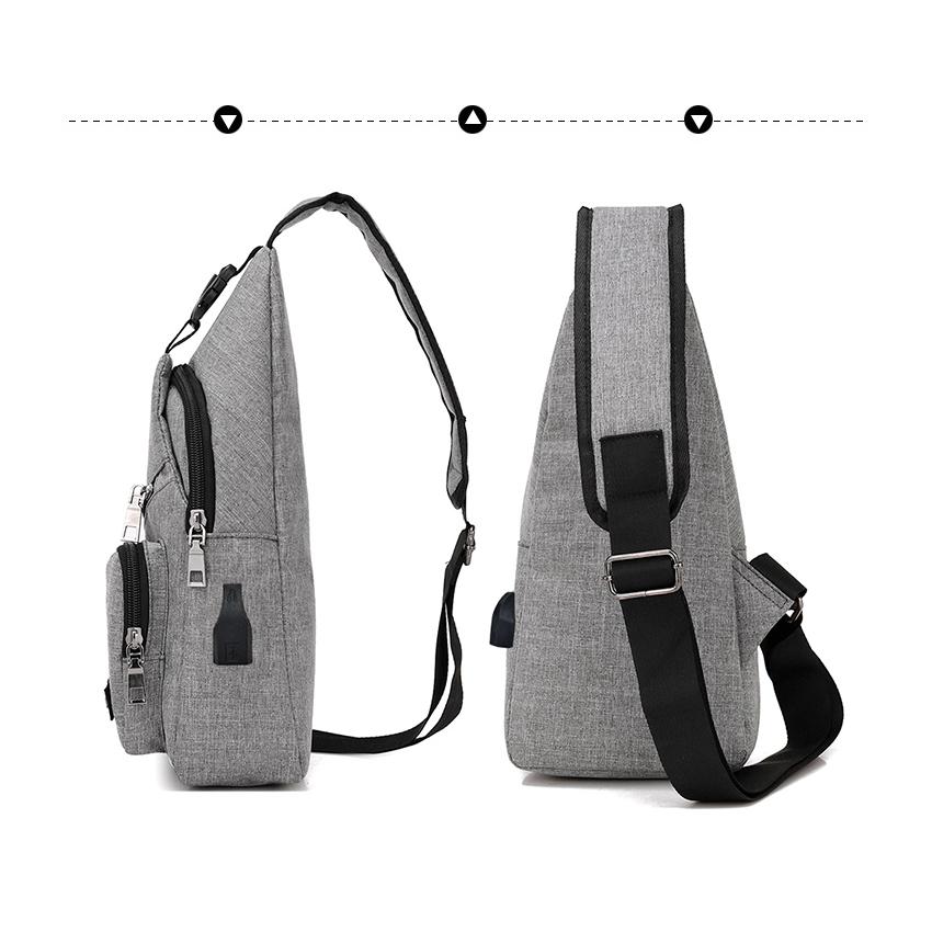 ( Elite ) Dxyizu Men Sling Bag / Shoulder Bag / Crossbody Bag - U black | Lazada PH