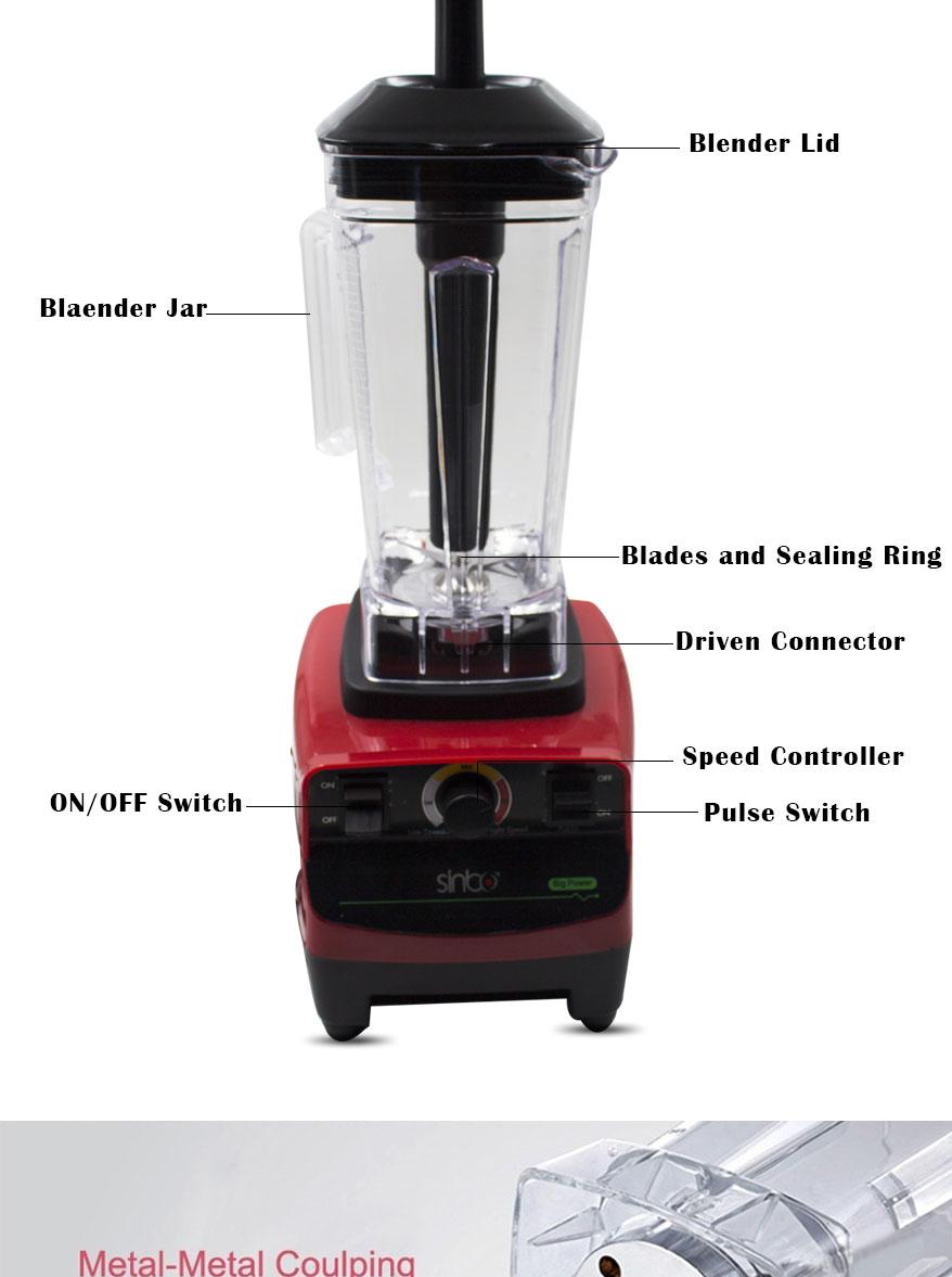 Blender Heavy Duty Terbaik / Mesin Blender Komersial Heavy Duty (BL96