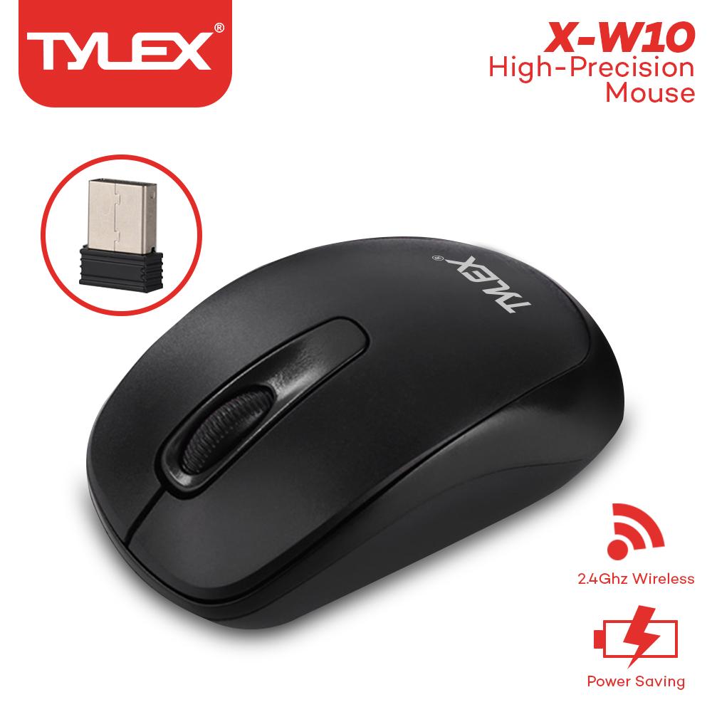 Tylex X-W10 Mini Wireless 2.4Ghz Home & Office 1600DPI 10M Working Distance High-Precision Mouse