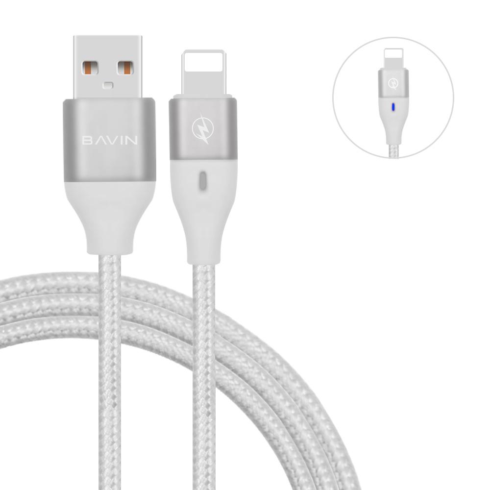 BAVIN 2.4A Charging & Data Transfer Cable w/ Light Indicator for iPhone ( CB062 )