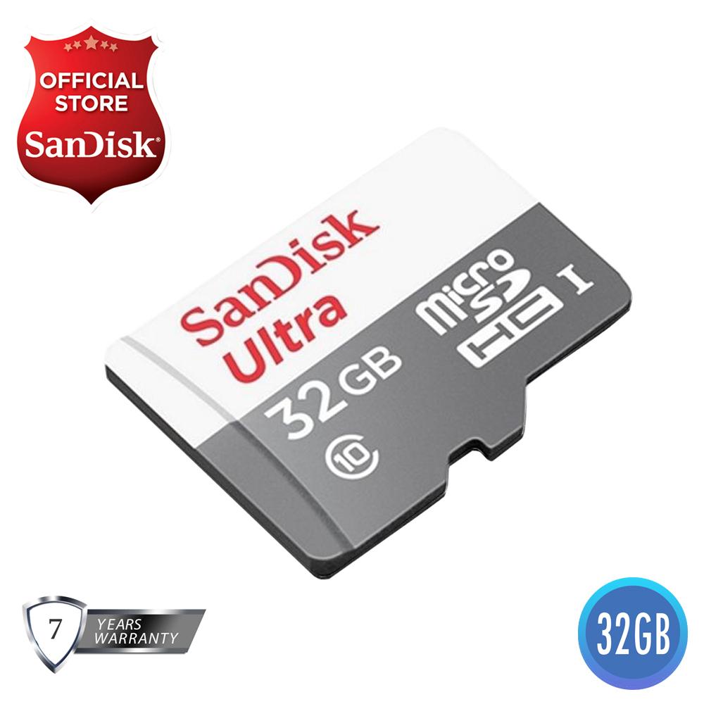 SanDisk Ultra Micro SDHC 32GB Class 10 UHS-I Memory Card SDSQUNS-032G - NEW MODEL (Speed up to 80MB/s)