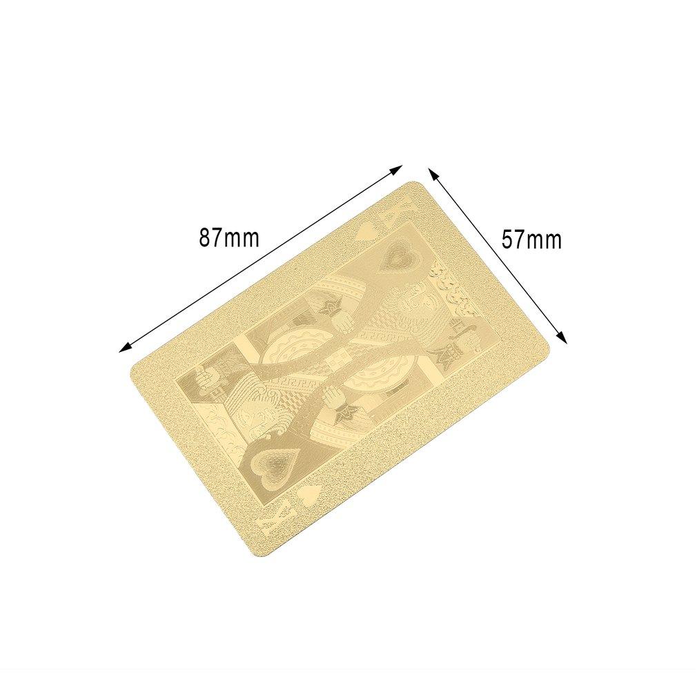 Durable 24K Gold Foil Plated Playing Card Adult Play Game Gold Foil Poker Card August 2018 - 4 Durable 24K Gold Foil Plated Playing Card Adult Play Game Gold Foil Poker Card - 4