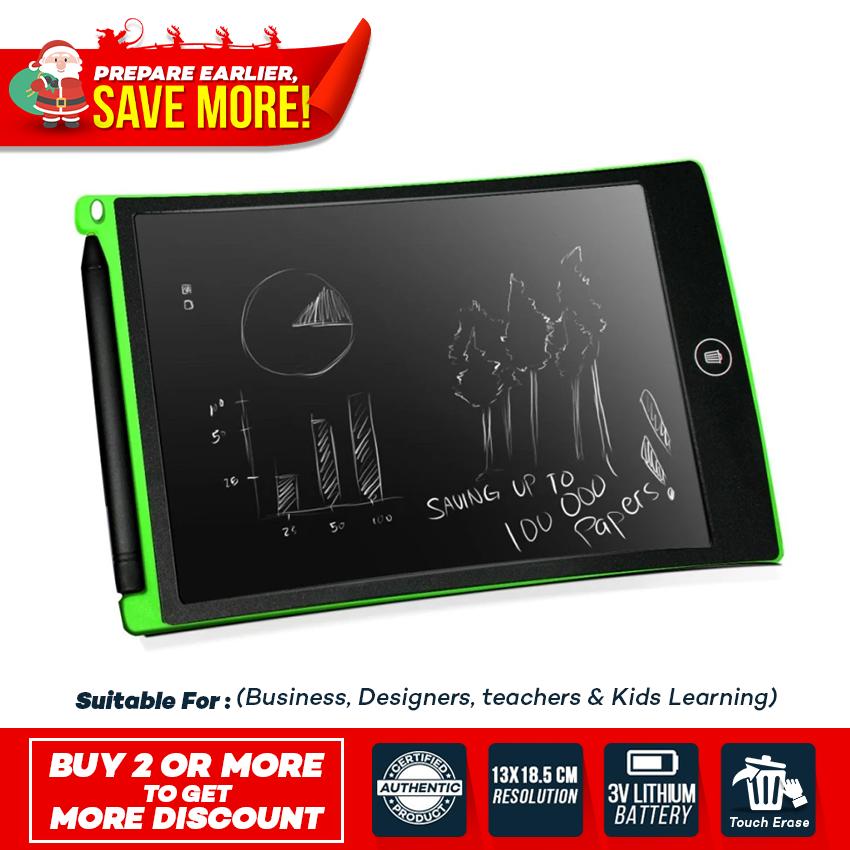 LHR HSP85 Ultra-thin One Button Erase 8.5 inch LCD Writing Tablet (Green)