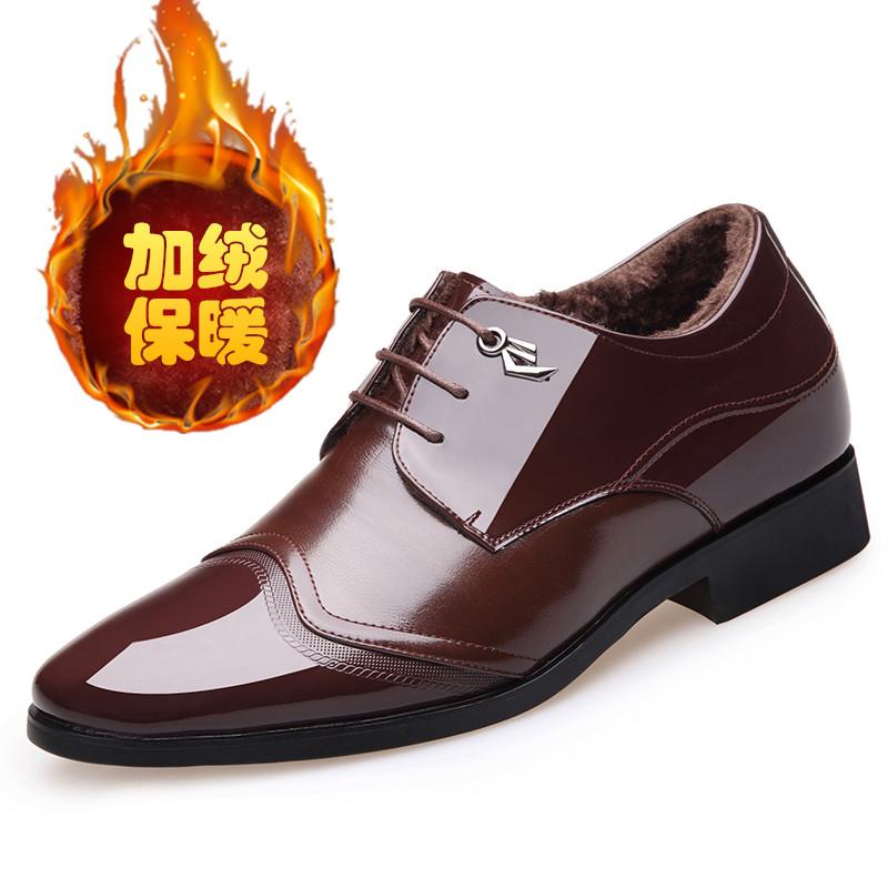 The groom New style men elevator business leather shoes