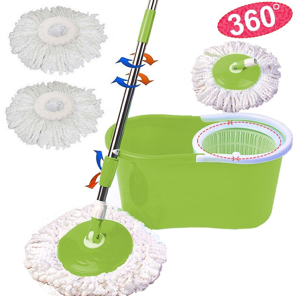 Buy Online 360 Easy Magic Floor Spin Mop Microfiber Rotating Head Philippines Price and Review