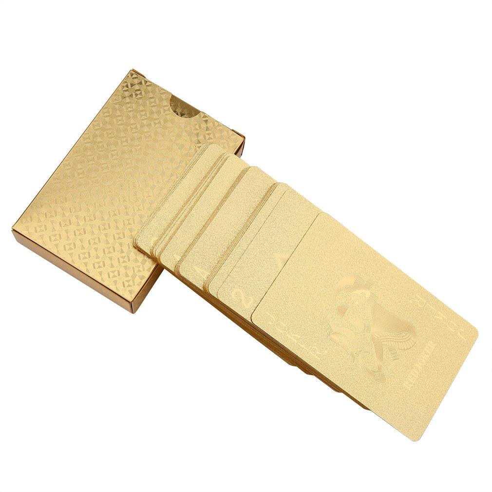 Durable 24K Gold Foil Plated Playing Card Adult Play Game Gold Foil Poker Card August 2018 - 3 Durable 24K Gold Foil Plated Playing Card Adult Play Game Gold Foil Poker Card - 3