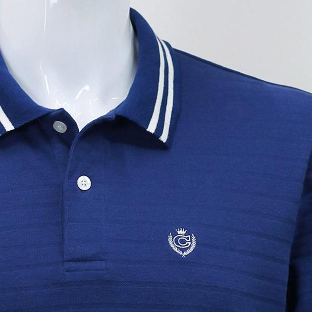 Cubic Men's Stripes Pique Polo Shirt - C17M144H August 2018 - 3 Cubic Men's Stripes Pique Polo Shirt - C17M144H - 3