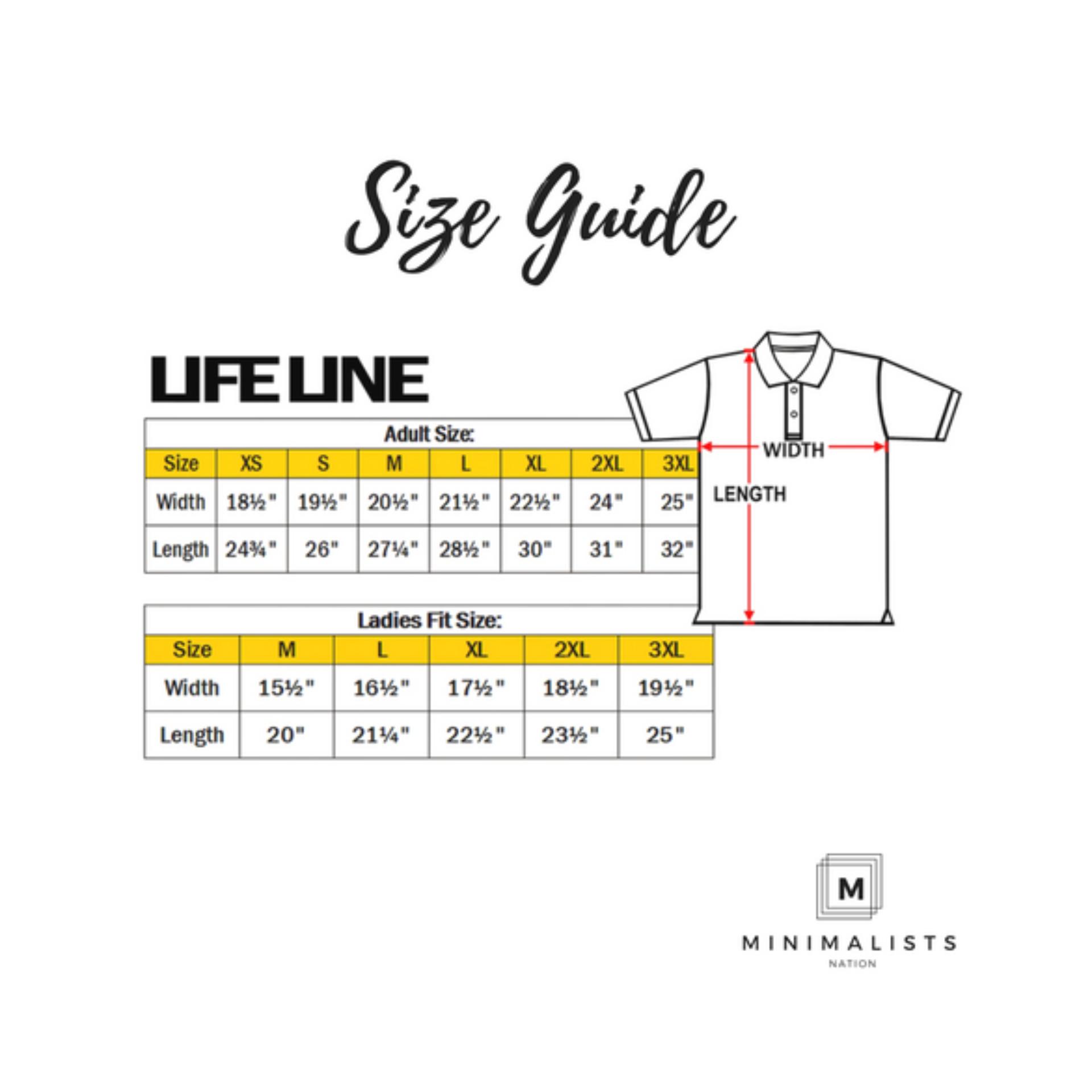 Lifeline Polo Shirt Color Chart