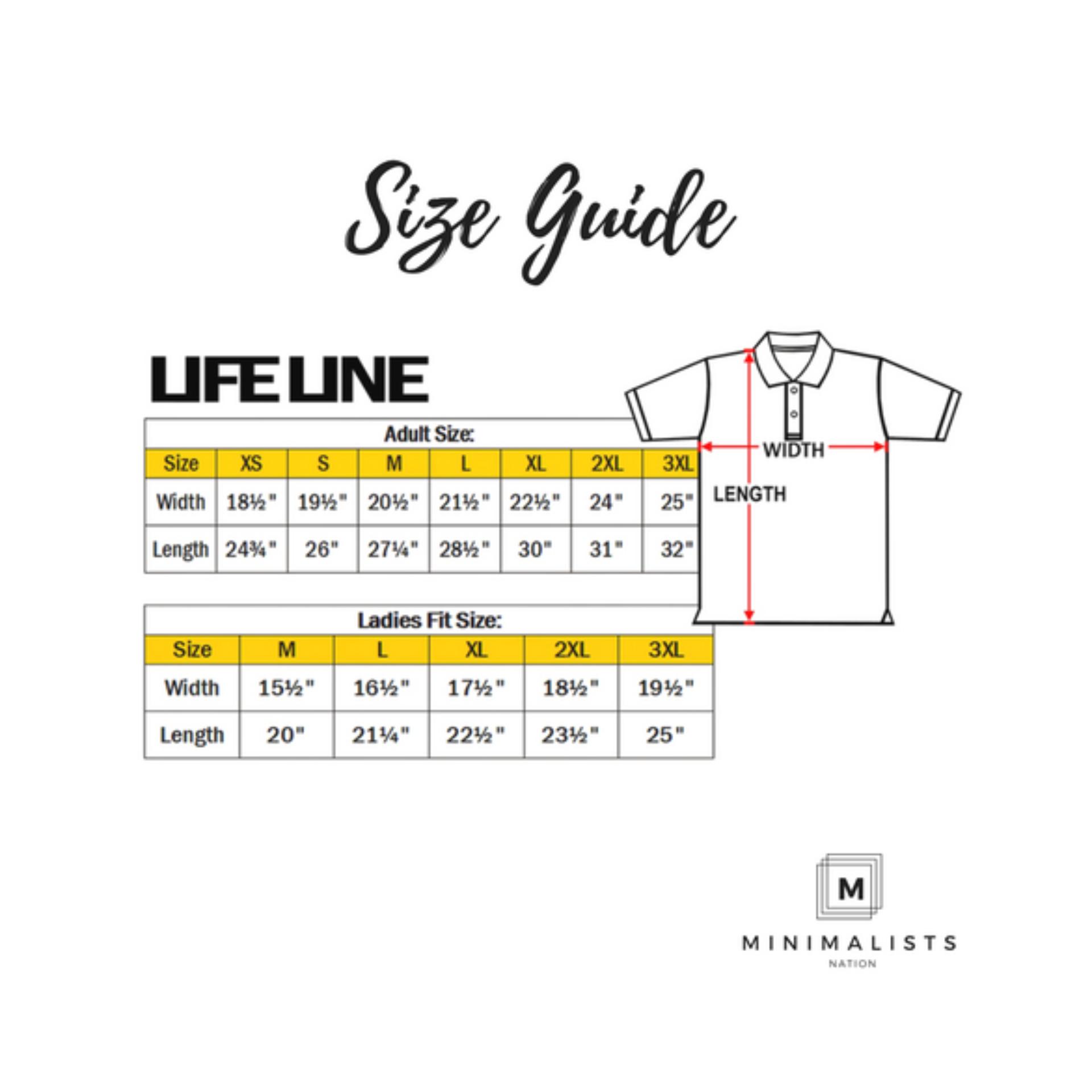 Lifeline Polo Shirt Color Chart: A Visual Reference of Charts | Chart ...