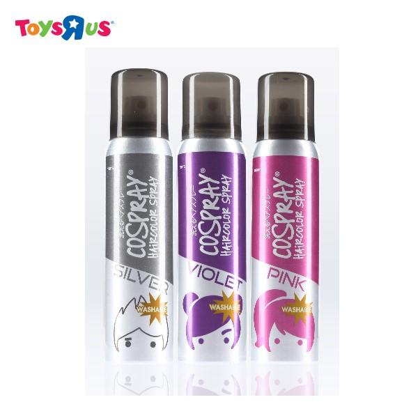 Cospray Washable Hair Color Spray Bundle 3 (Silver, Violet, Pink ...