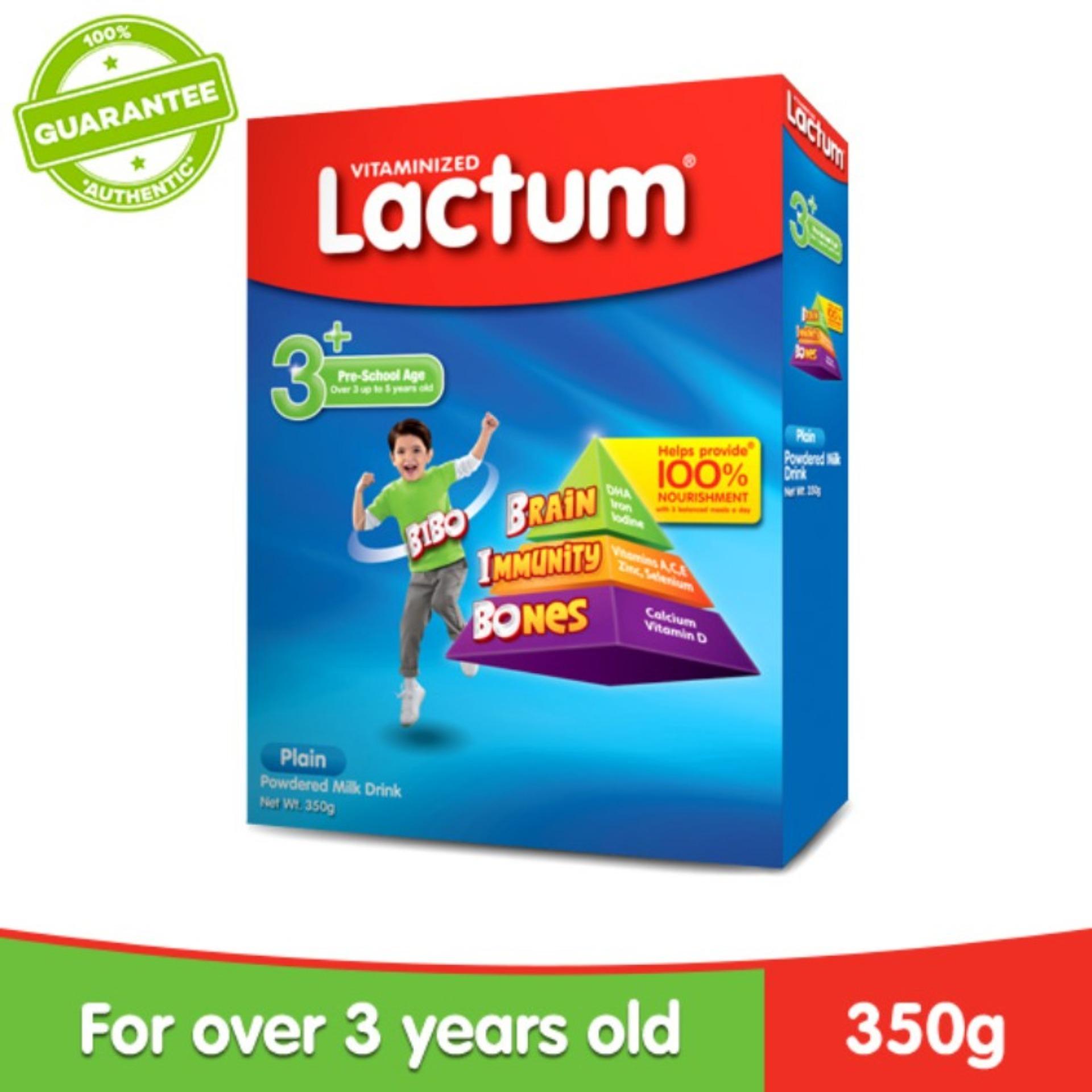 Promotions Catalogs Lactum 3 Plain Powdered Milk Drink 350g