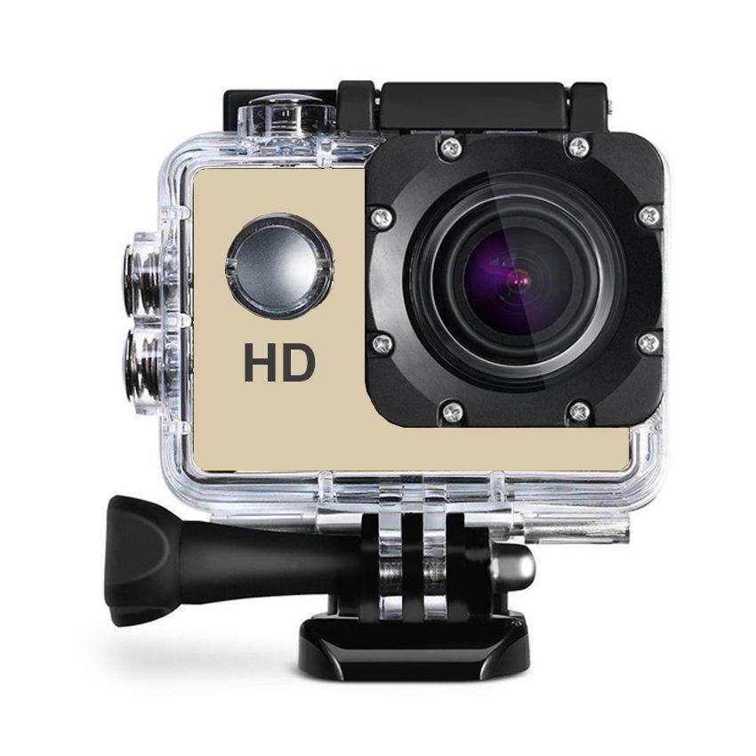 A7 Ultimate Sports Action Cam camera Under Water Waterproof Extreme go pro , gopro (Gold)