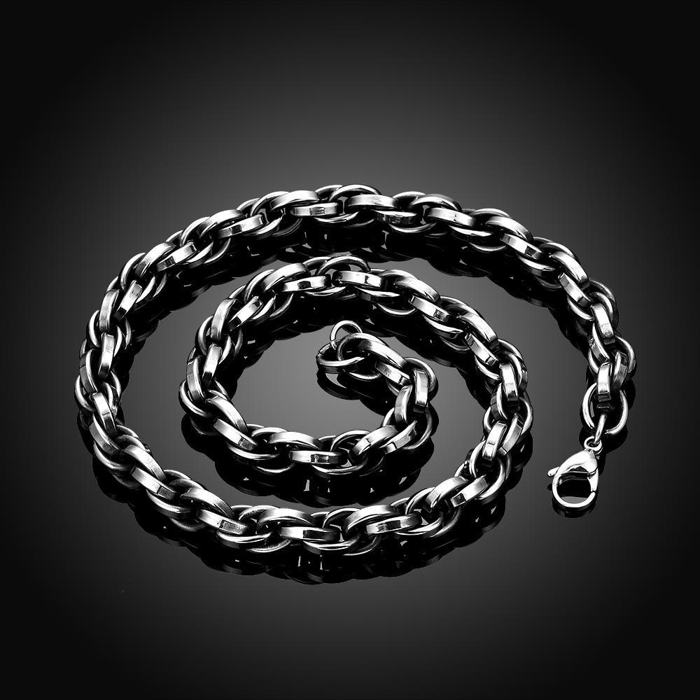 Kemstone Titanium Fashion Chain Free 316L Stainless Steel Vintage Necklace September 2018 - 4 Kemstone Titanium Fashion Chain Free 316L Stainless Steel Vintage Necklace - 4