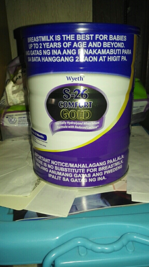 Wyeth S 26 Comfort Gold Partially Hydrolyzed Whey Infant Formula