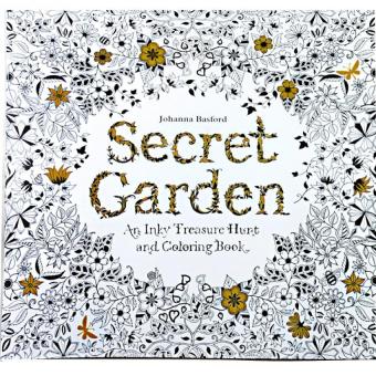 1pcs Secret Garden 2016 New An Inky Treasure Hunt And Coloring Book For Children Adult Relieve Stress Kill Time Graffiti Painting Drawing