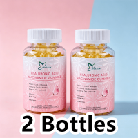 NATURE GLOW Hyaluronic Acid Niacinamide Gummies Whitening Skin Deep Hydration Skin Supplement