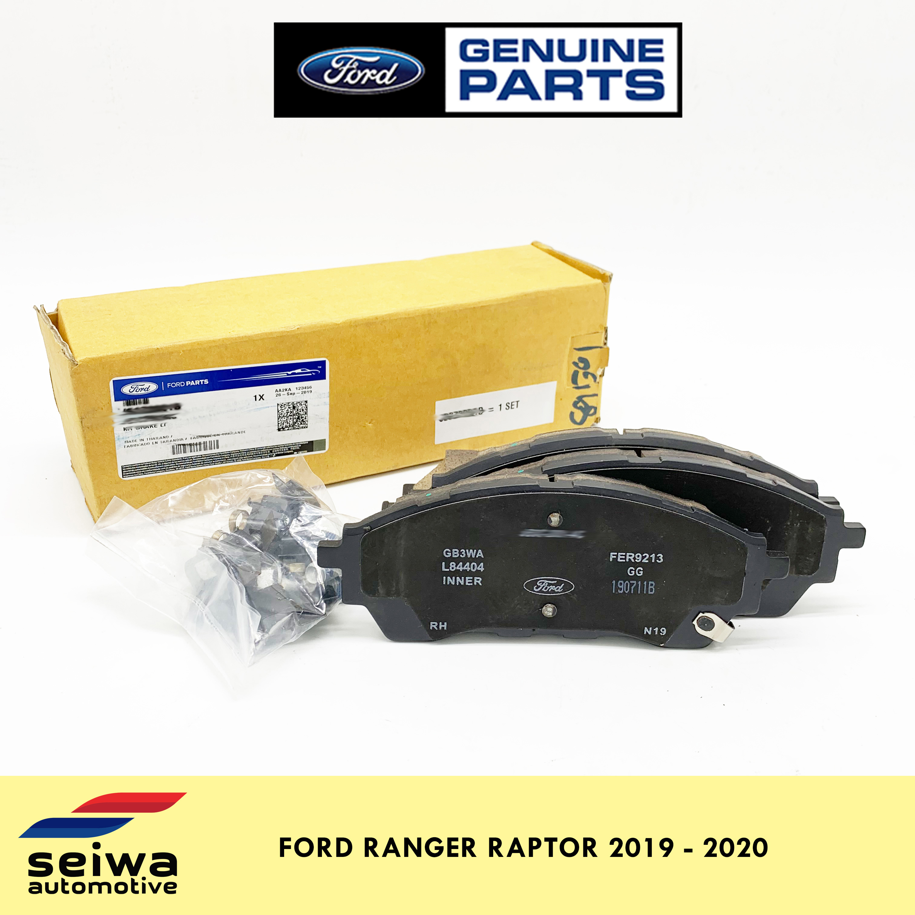 [2019 2020] Ford Ranger Raptor Brake Pads Front Genuine Ford Auto