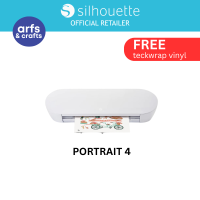 Silhouette Portrait 4 9 inch Vinyl Cutting Machine with Studio Software and Service Warranty